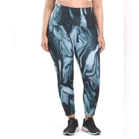 Spanx Booty Boost Active Marbled  Leggings size 3X - Picture 1 of 12